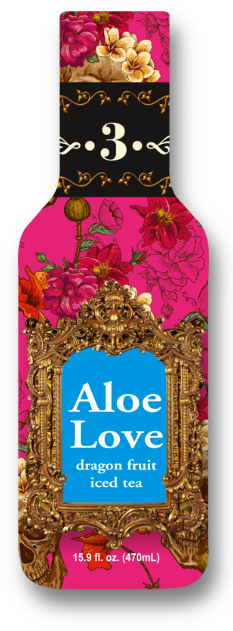 30% Natural Aloe Vera Juice & Pulp , Cane Sugar, Natural - Té De Granada Modello Aloe Love (263x638), Png Download