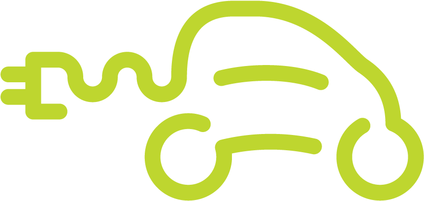 Electric Vehicle Logo (921x465), Png Download