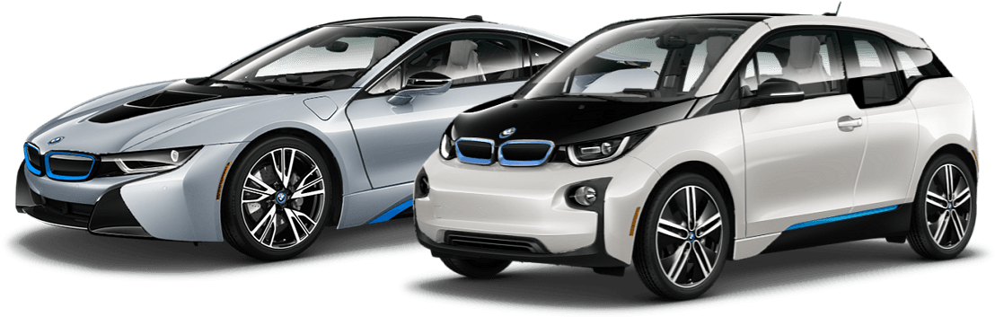 Bmw I Product Lineup 2020 I5 Plug-in Hybrid Electric - Bmw I8 Ionic Silver (1125x440), Png Download