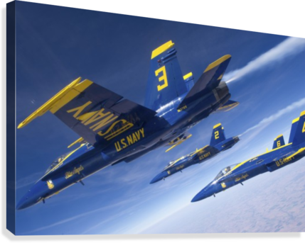 F A 18 Hornets Of The Blue Angels Fly In Formation - Poster: Images' F/a-18 Hornets (429x343), Png Download