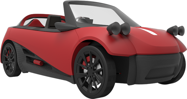 Local Motors Lm3d (600x318), Png Download