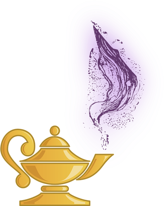 I Wrote About This Issue Recently - Genie Lamp Png Clipart (584x720), Png Download