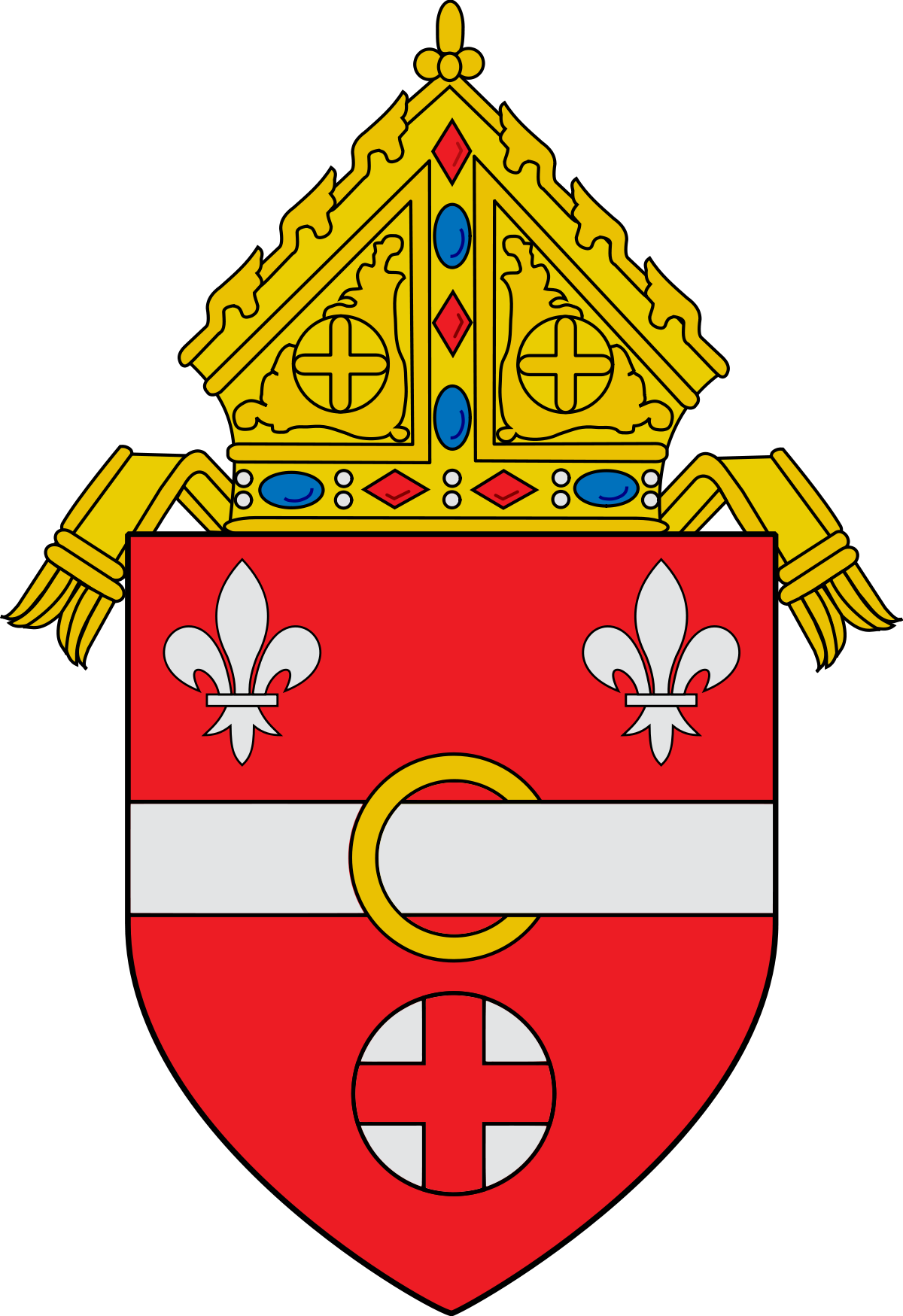 Hays Wills Blue Angels To Win Over St - Diocese Of San Bernardino Logo (1200x1749), Png Download