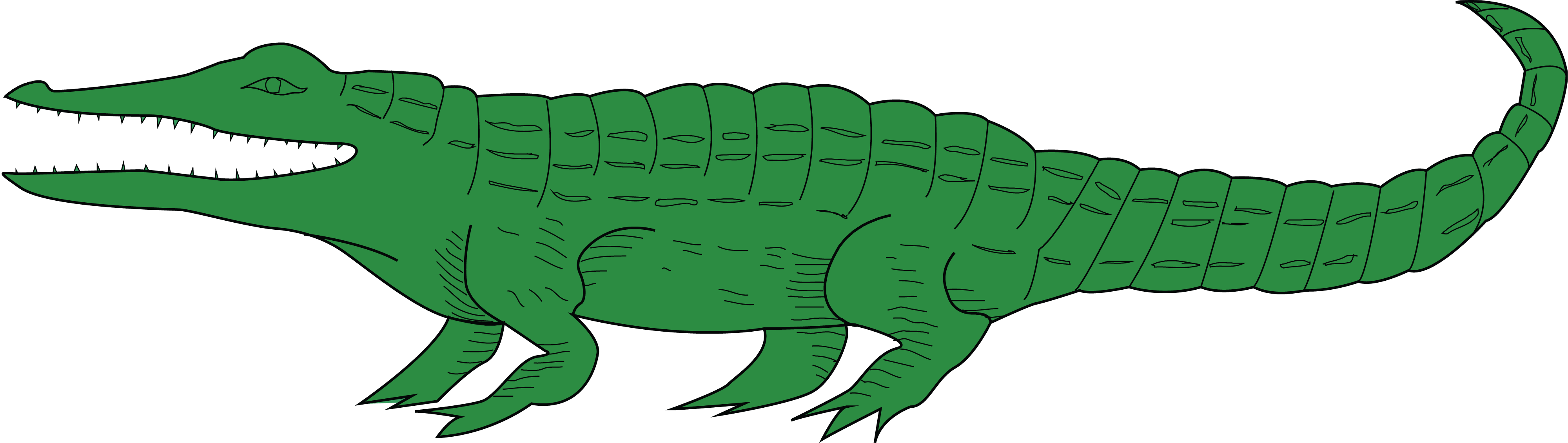 Download Free Clipart Of A Green Alligator Transparent Background Crocodile Clipart Full Size Png Image Pngkit