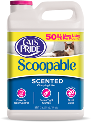 Cat's Pride Scoopable Scented - Cat's Pride Scoopable Cat Litter (300x400), Png Download