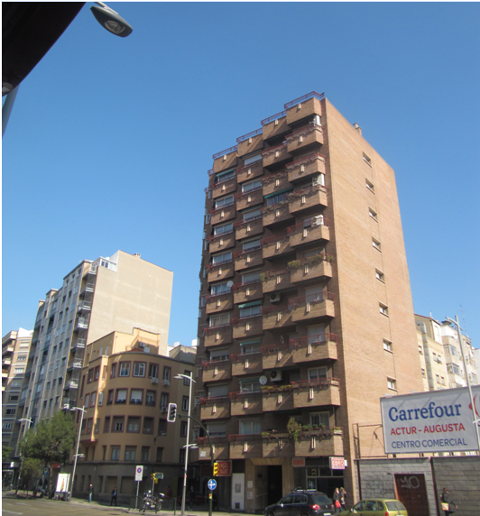 Edificiogoyab - Zaragoza (1024x640), Png Download