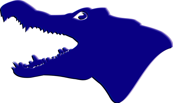 Gator Head Clipart - Clip Art (600x359), Png Download