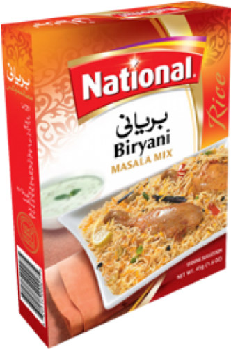 National Biryani Masala Mix - National Foods (500x500), Png Download