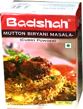 Badshah Mutton Biryani Masala - Badshah Masala Chicken Biryani 50g (350x425), Png Download