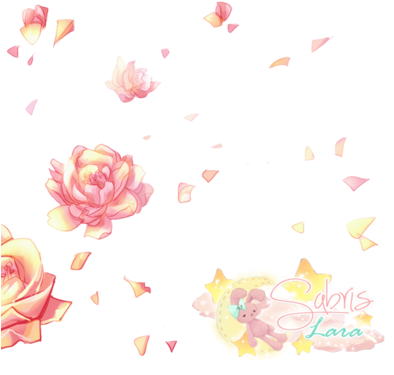 Png0037 Flores Y Petalos By Sabris89 - Petalos De Flores Png (400x415), Png Download