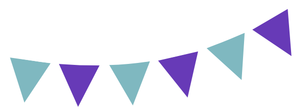 Download Blue Deep Purple Bunting Clip Art At Clker Blue And Purple Bunting Full Size Png Image Pngkit
