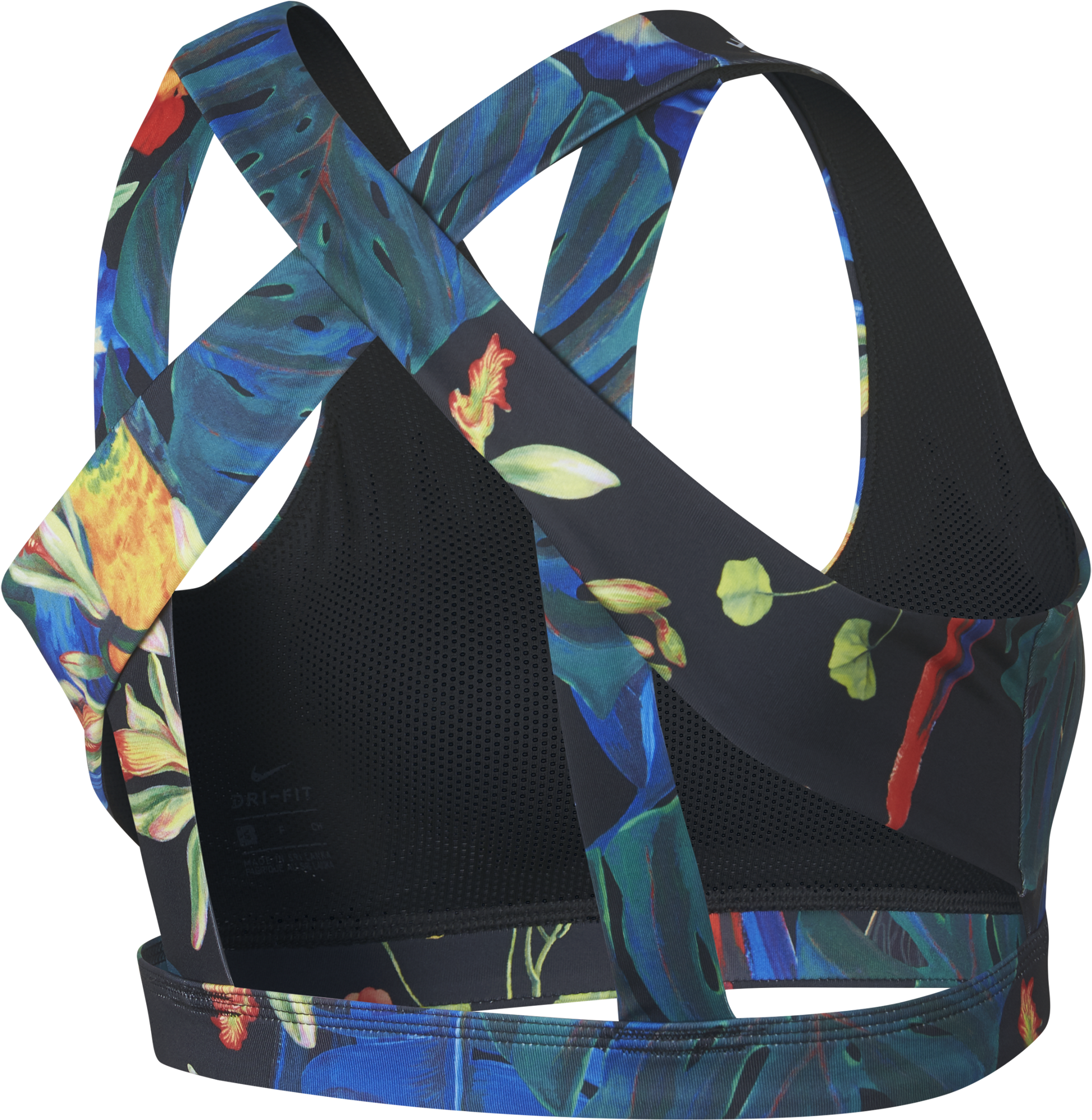 Nike Indy Sports Bra In Tropical Print - Bra (2000x2000), Png Download