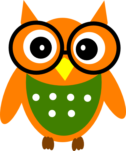 Owl Clip Art At Clker - Wise Owl Clip Art (498x595), Png Download