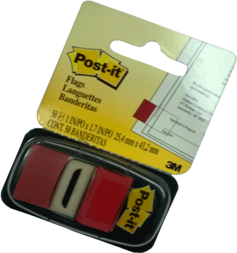 Banderitas-3m - 3m Post-it Flags 680-13 (36), 1 In X 1.7 In (25,4 Mm (600x600), Png Download