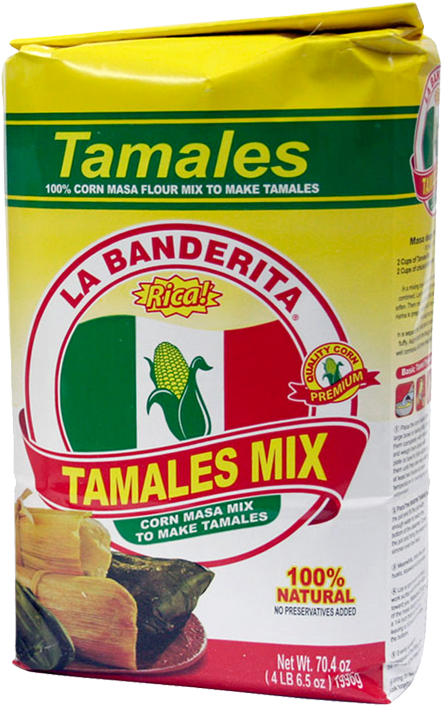 La Banderita Tamales Mix - La Banderita Yellow Corn Tortillas 30pk - 1 Count Only (712x882), Png Download
