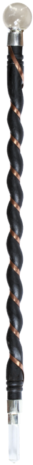 Vara De Poder Madera Y Cuarzo De Cristal - Chain (500x500), Png Download