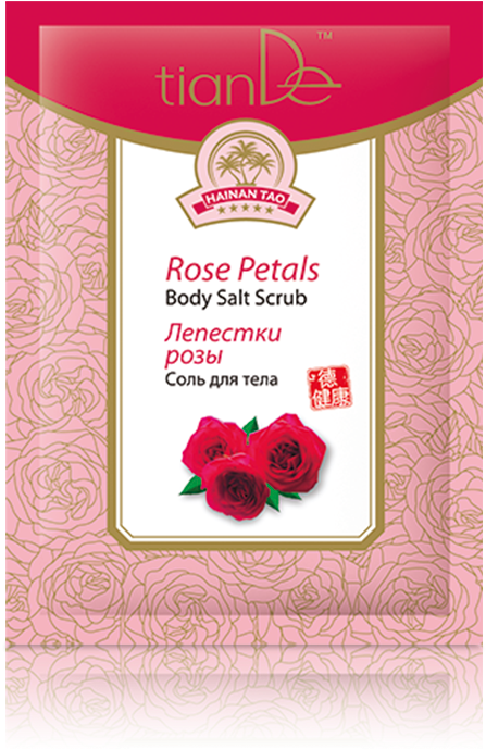 32606 Sal Para El Cuerpo «pétalos De Rosa» Efecto Hidratante - Rose Petal Body Salt Scrub, Tiande 32606, 60g, Fragrant (700x700), Png Download