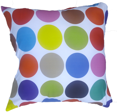 Círculos En Colores - Cushion (498x483), Png Download