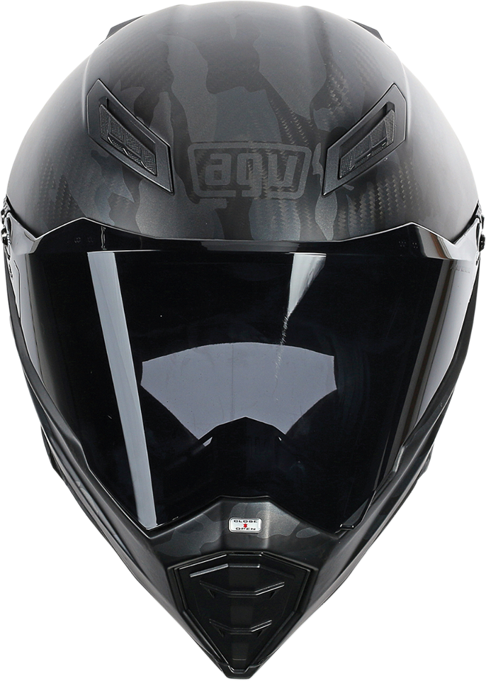 Agv Matte Black Fury Naked Motorcycle Riding Street - Agv Ax 8 Naked Carbon Fury (686x960), Png Download