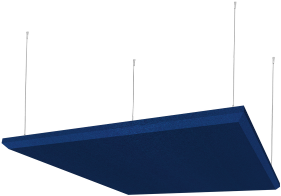 B244 Propanel Hanging Cloud Cobalt - Ceiling (594x594), Png Download