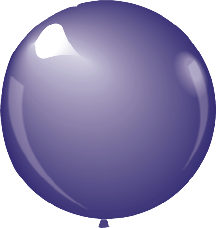 100pcs 12" Round Metallic Purple 863 Latex Balloons - Balloon (500x500), Png Download