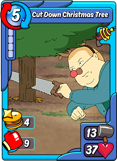 Cut Down Christmas Tree - Animation Throwdown Crack (450x600), Png Download