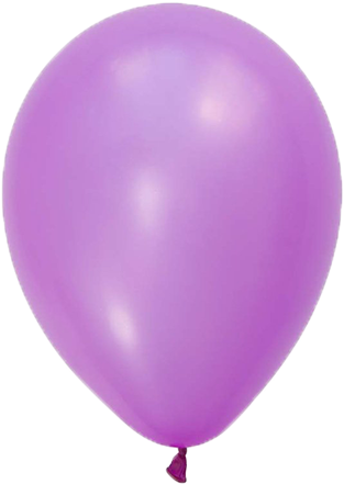 12" Standard Latex Balloon - Purple Latex Balloon Png (500x500), Png Download