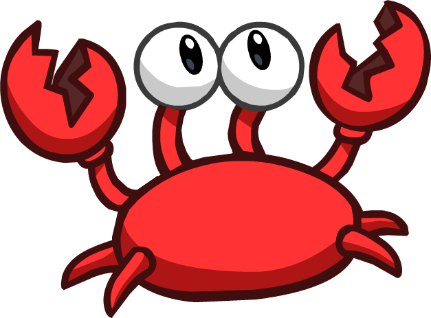 Crabs Clipart Klutzy - Klutzy Club Penguin (627x463), Png Download