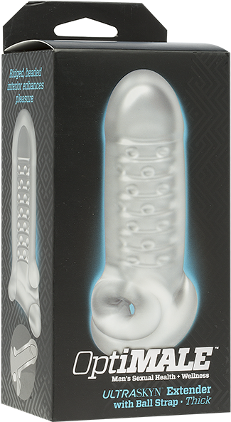 Optimale Extender With Ball Strap Thick Frost - Doc Johnson (600x800), Png Download