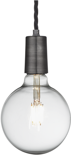 Sleek Edison Pendant - Industville Vintage Sleek Edison 1 - Wire Pendant - (520x520), Png Download