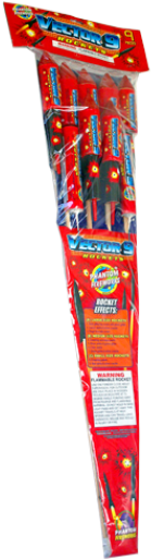 Vector 9 Rockets, 9 Piece Assortment Package - Skateboard Deck (525x525), Png Download
