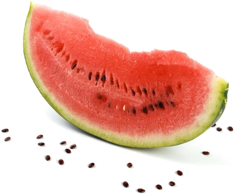 Fruits Seeds - 1 Wedge Of Watermelon (600x402), Png Download