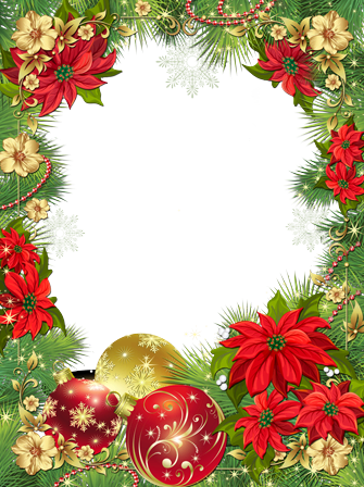 Xmas Star Rises - Frame Merry Christmas Png (335x448), Png Download