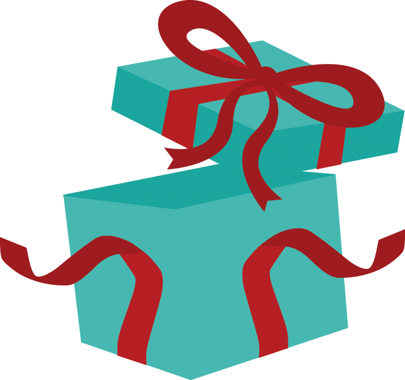 Open Present Box Png Download - Opening Presents Png (800x752), Png Download