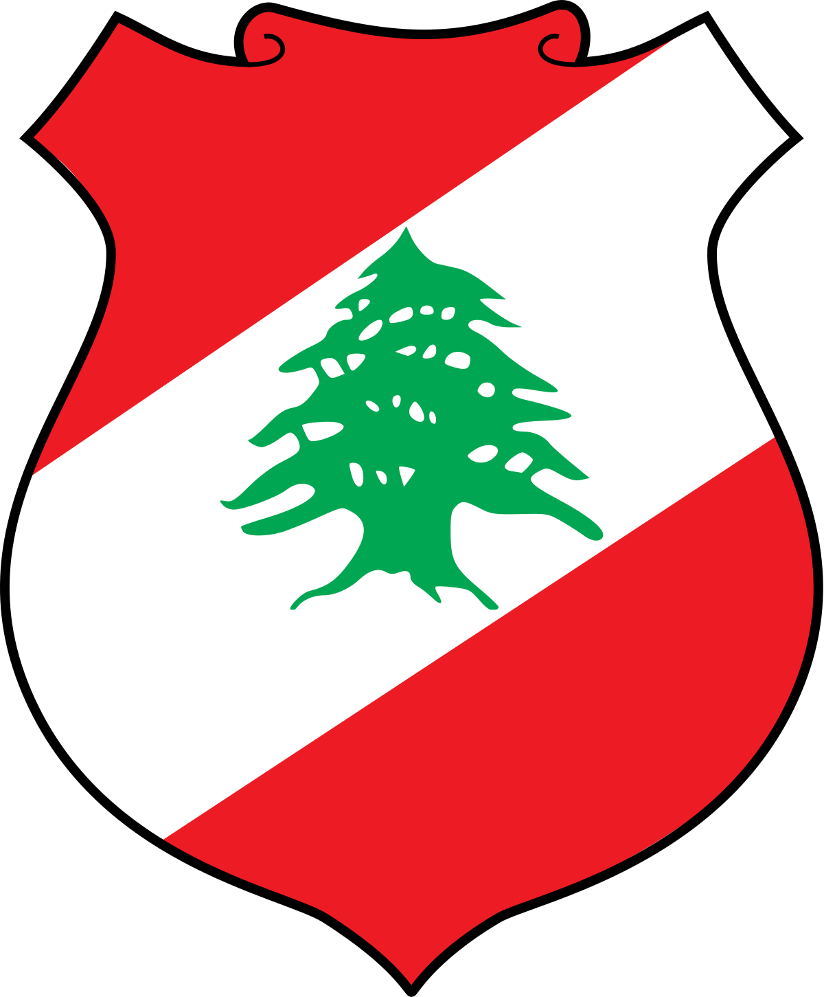 Lebanon Coat Of Arms (1200x1451), Png Download