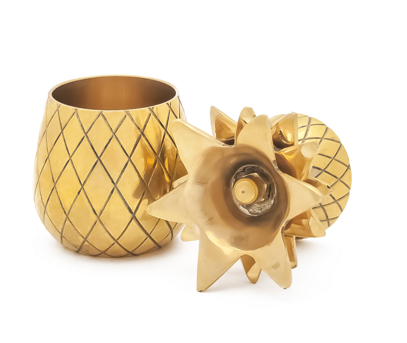 Pineapple Shot Glass Set - Pineapple Tumblr Shot Glasses (1000x1000), Png Download