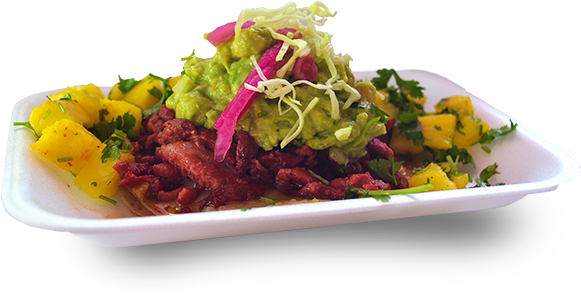 Los Mejores Tacos Al Pastor - Taco (581x301), Png Download