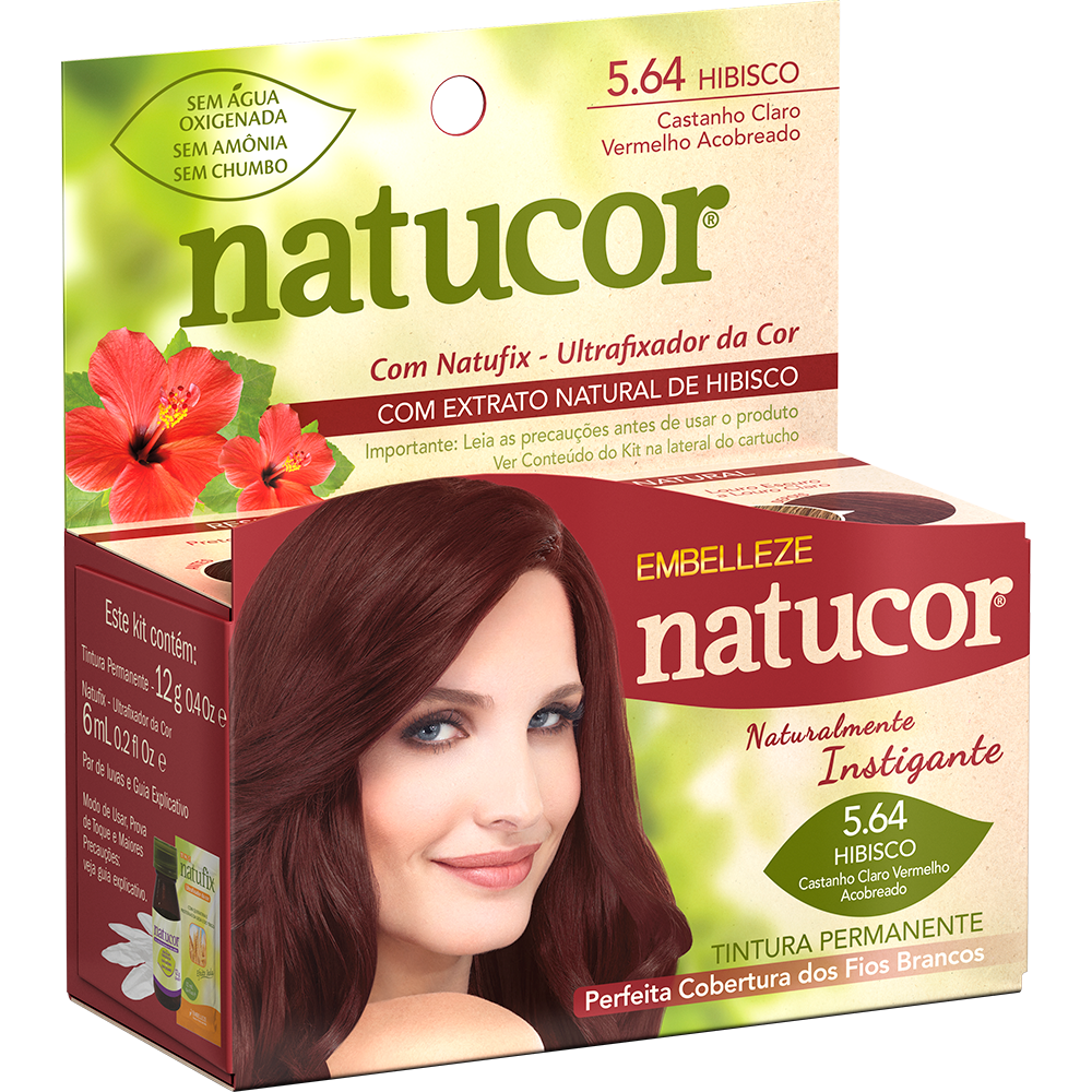 Tinta De Cabelo Natucor Naturalmente Instigante Hibisco - Tinta De Cabelo Natural (1000x1000), Png Download