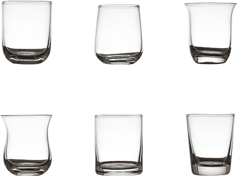 Set 6 Shot Glasses - Old Fashioned Glass (600x360), Png Download