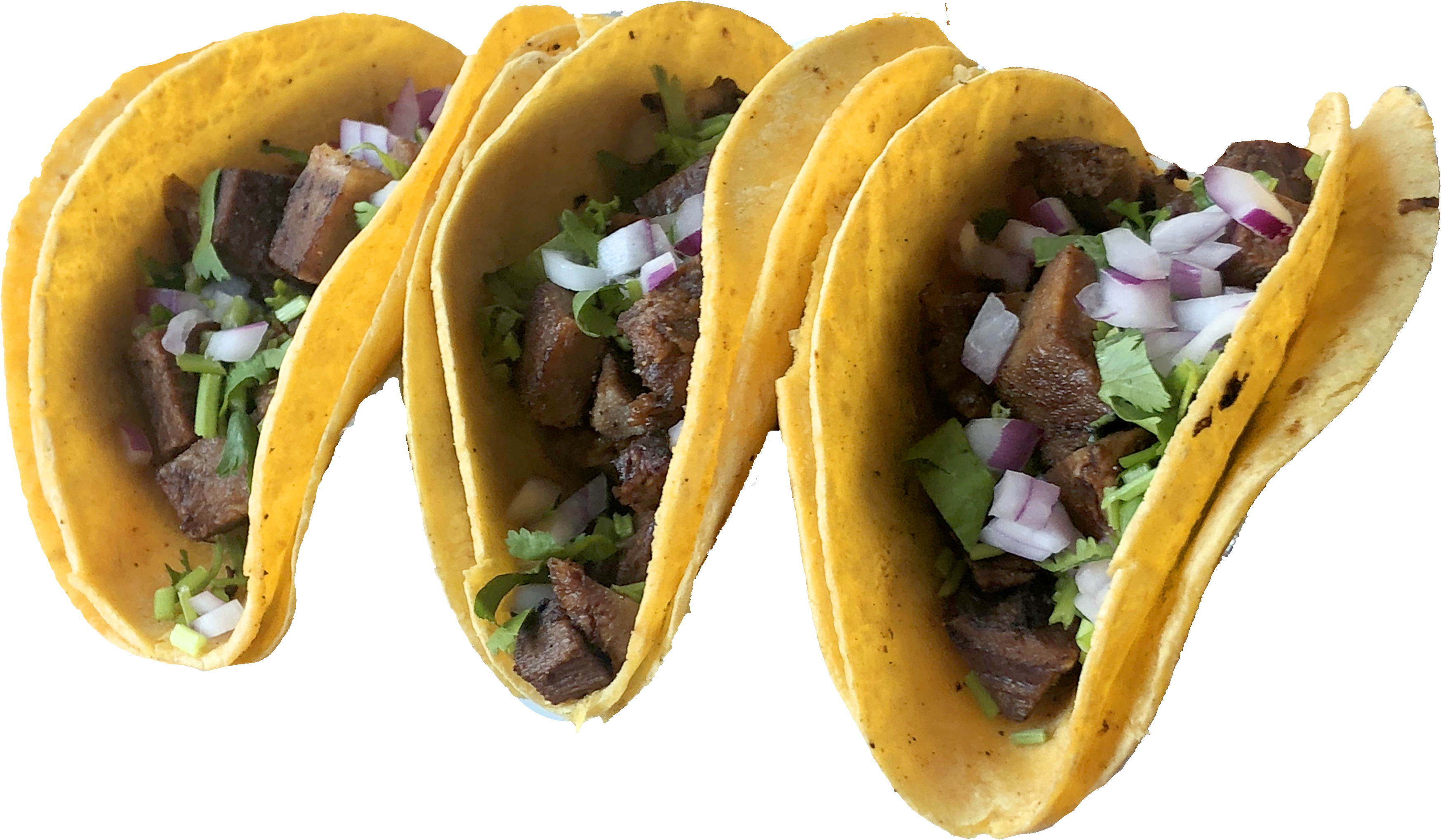 Introducing Taco Daddy's Tres Amigo Taco Platter Created - Corn Tortilla (3611x2161), Png Download