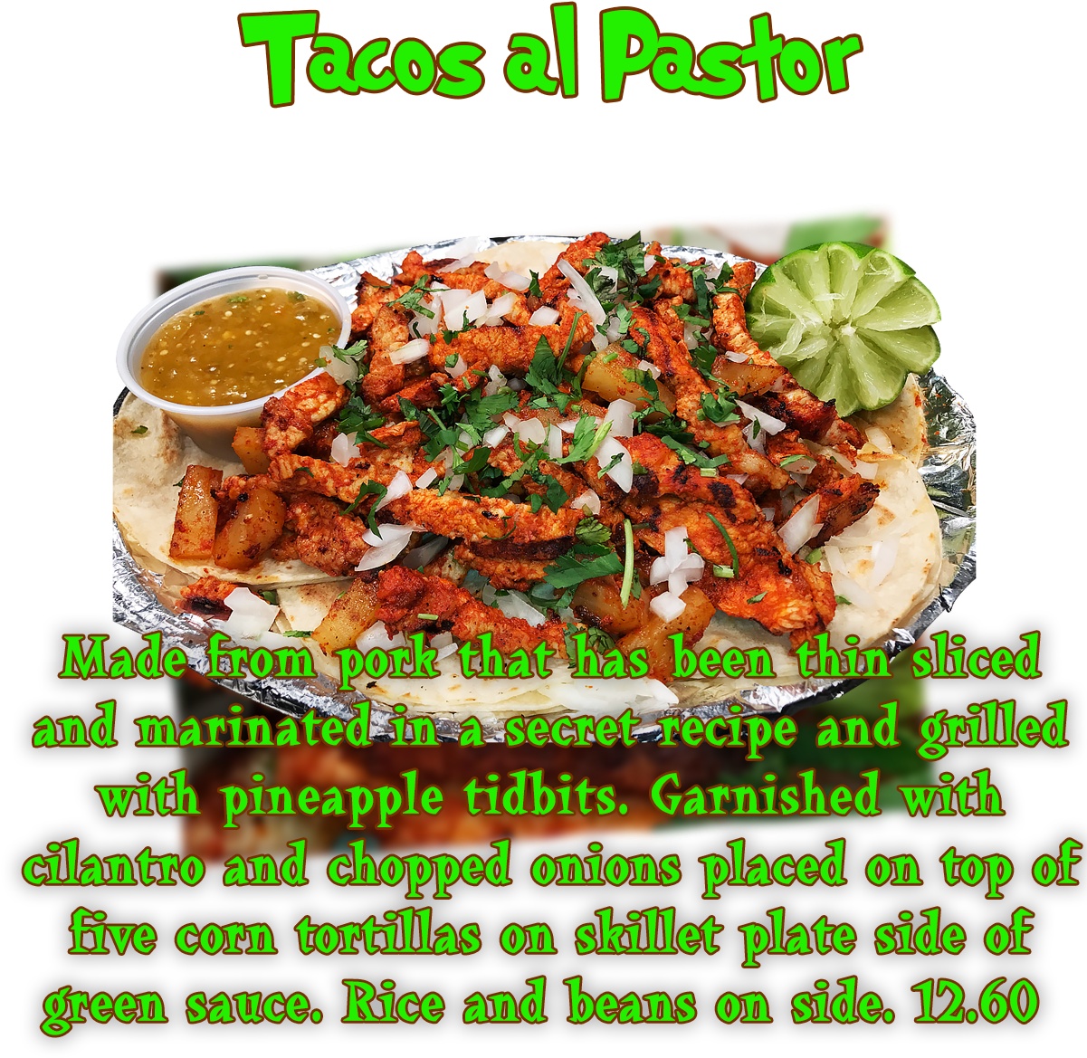 Mexican Tacos - Curry (1200x1200), Png Download