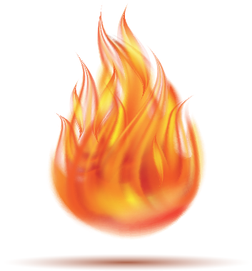 From Small Personal Property Loss To Large Loss Commercial - Symbol Of Fire (391x399), Png Download