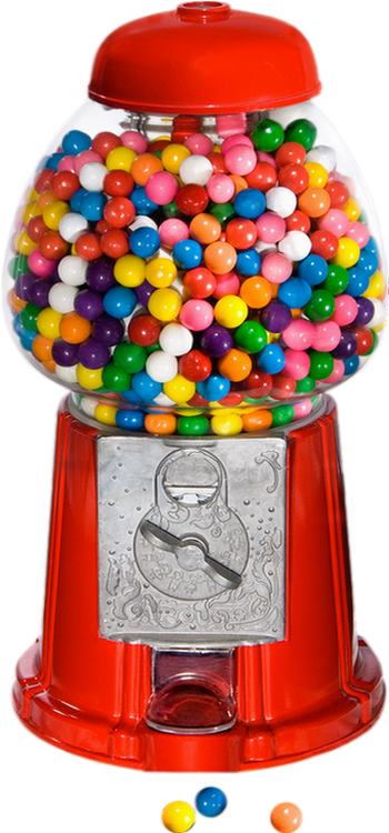 Great Northern Gnp Junior Old Fashioned Red Gumball (350x750), Png Download