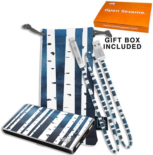 In The Woods Charge & Sync Essentials Tech Gift Set - Gift (500x500), Png Download