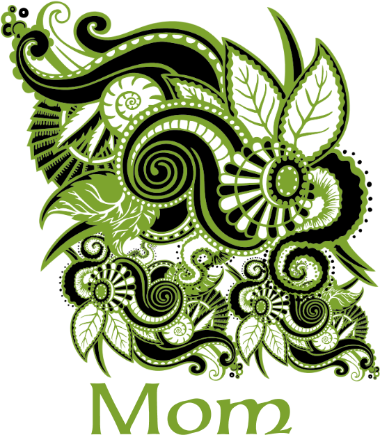 Favorite - Cafepress Green & Black Leaves 3'x5' Area Rug (700x700), Png Download