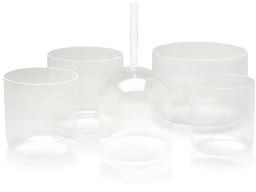 The Optically Clear Quartz Crystal Toning Bowls - Standing Bell (500x300), Png Download