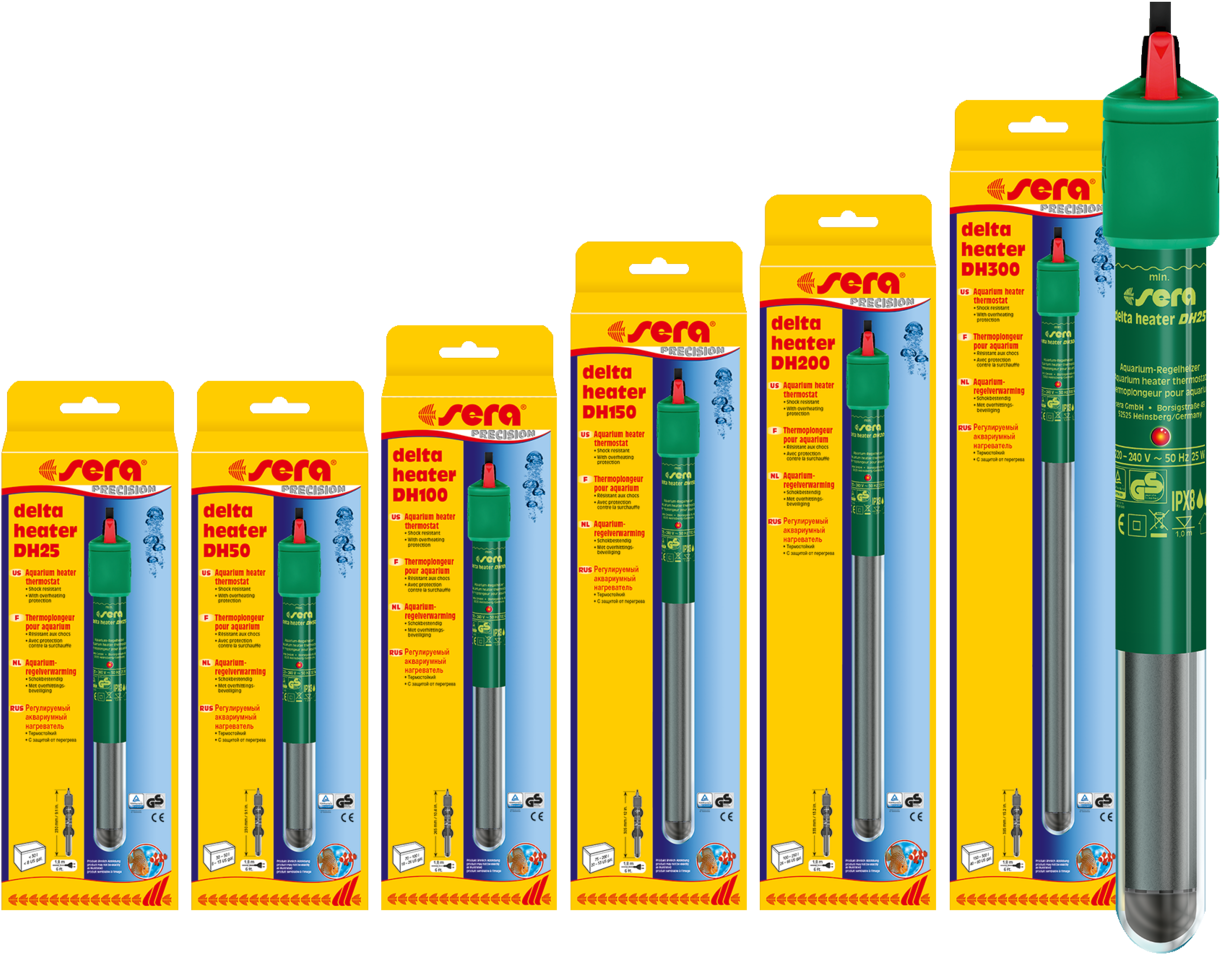 08702 Int Sera Delta Heater 25 W - Sera Aquarium Heater 75 Watt (1280x1000), Png Download
