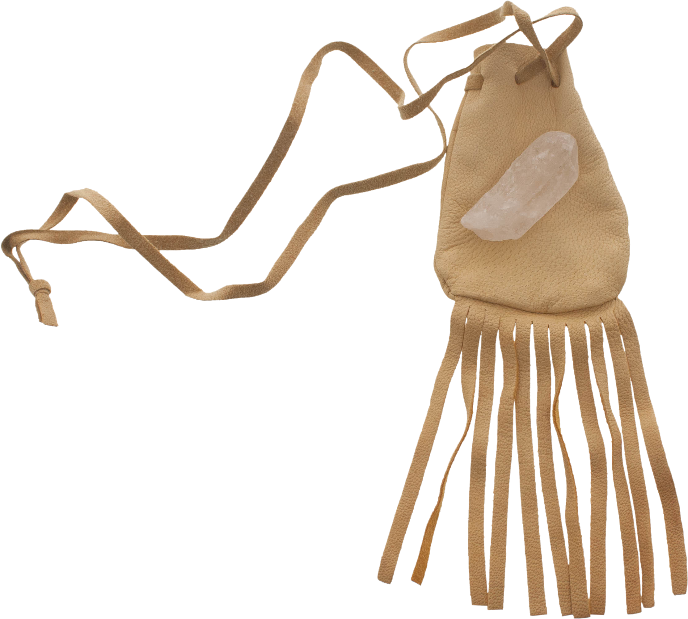 Treasure Pouch And Quartz Crystal - Quartz (2265x2043), Png Download