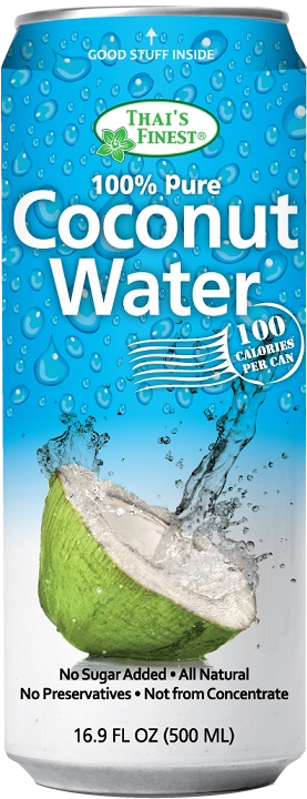 Thais Finest Coconut Water - Cocofina Coconut Water 200ml By Cocofina (339x749), Png Download