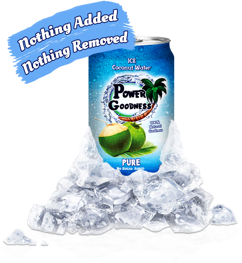 Download Power Goodness Coconut Water Full Size PNG Image PNGkit